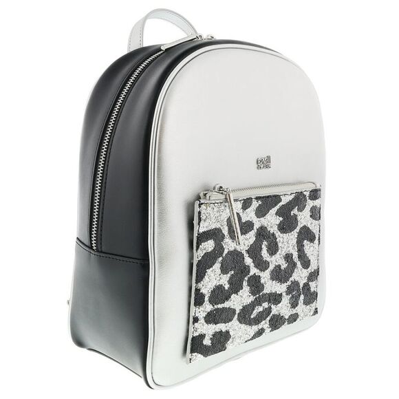 Roberto Cavalli GQLPAO G25 Silver/Black Milano Rmx 003 Backpack